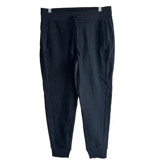 Athleta Headlands Hybrid Trek Mid Rise Jogger Black 10 486183 - Picture 3 of 10